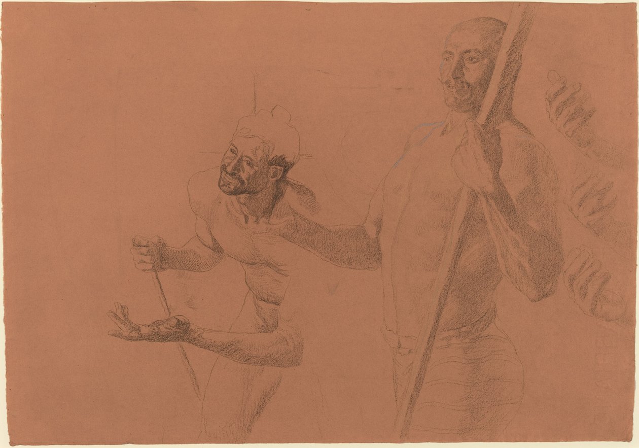 Estudios para un barquero de Otto Greiner