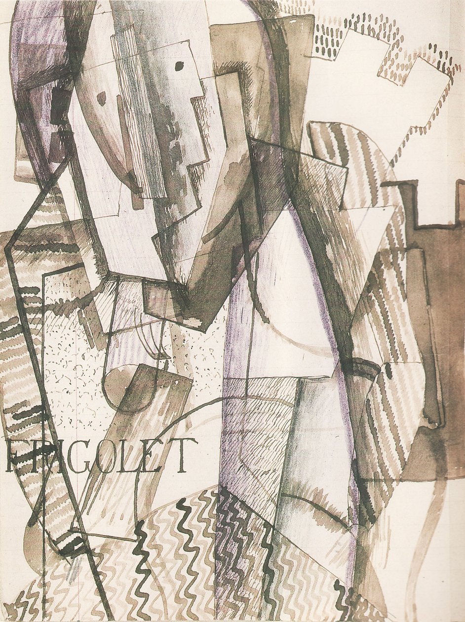 Postava pred hradbami, 1916 de Otto Gutfreund