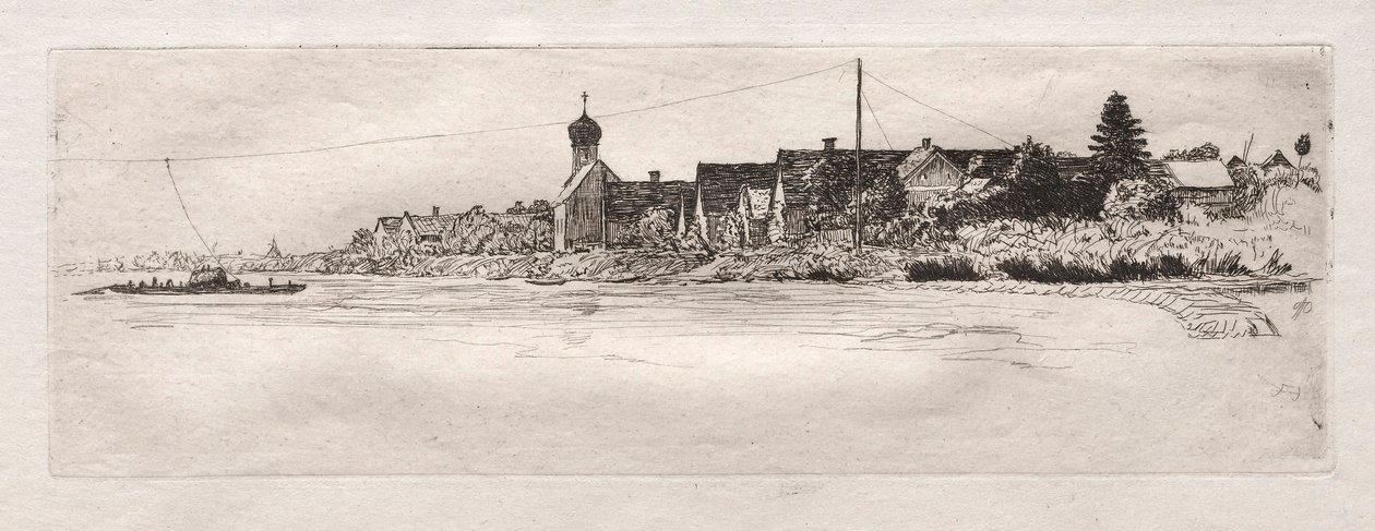 Ferry en Schwabel Weiss, 1879 de Otto H. Bacher