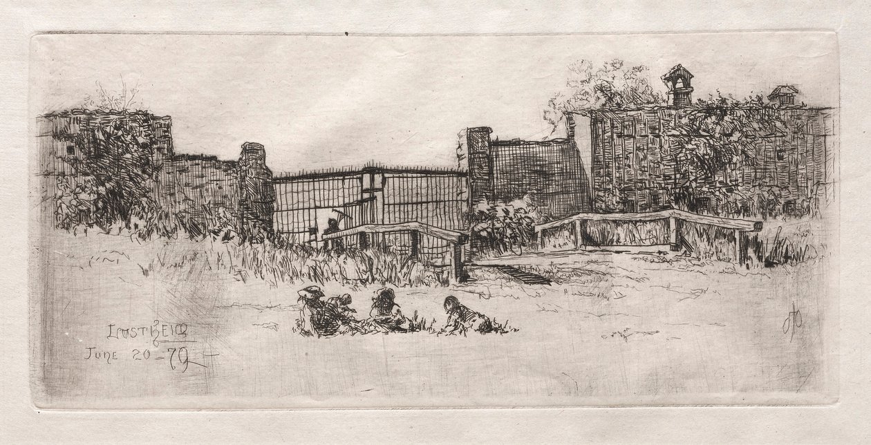 La Puerta, Lustheim, 1879 de Otto H. Bacher