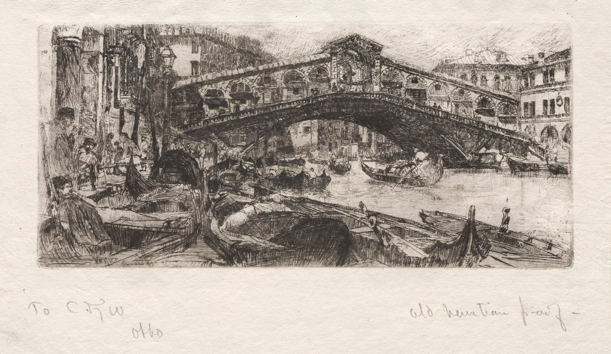 El Rialto, Venecia de Otto H. Bacher