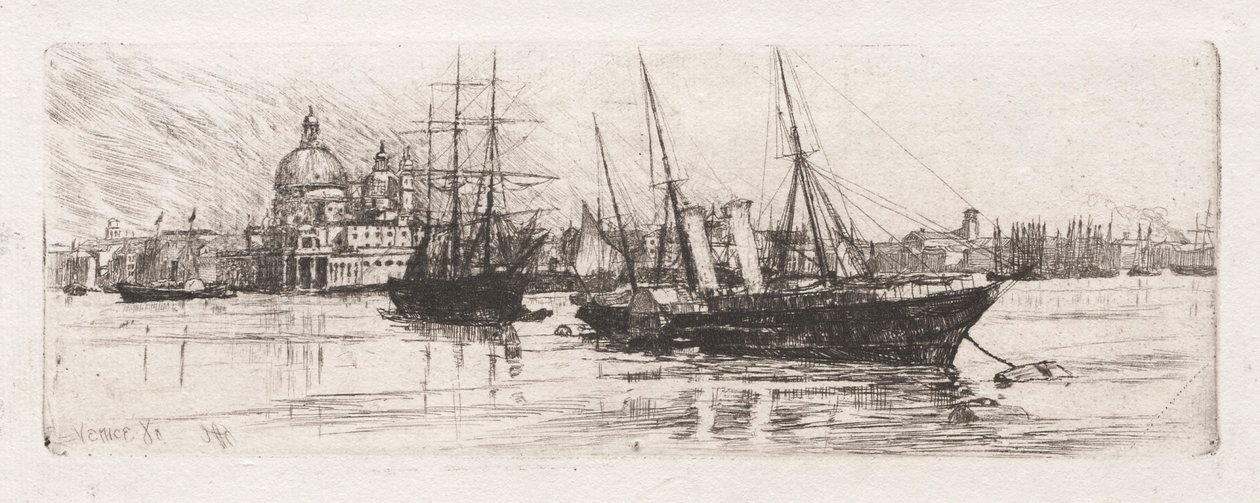 Dos barcos, Venecia de Otto H. Bacher