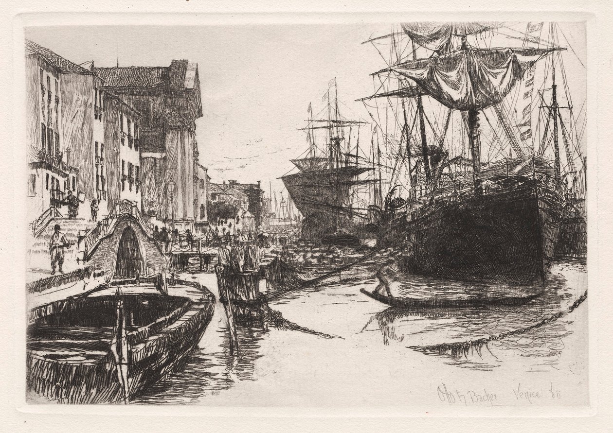 Venecia, 1880 de Otto H. Bacher