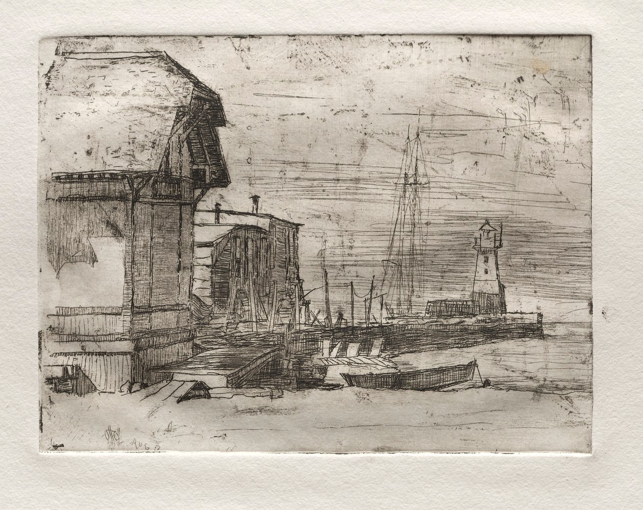 Muelle Oeste, 1878 de Otto H. Bacher