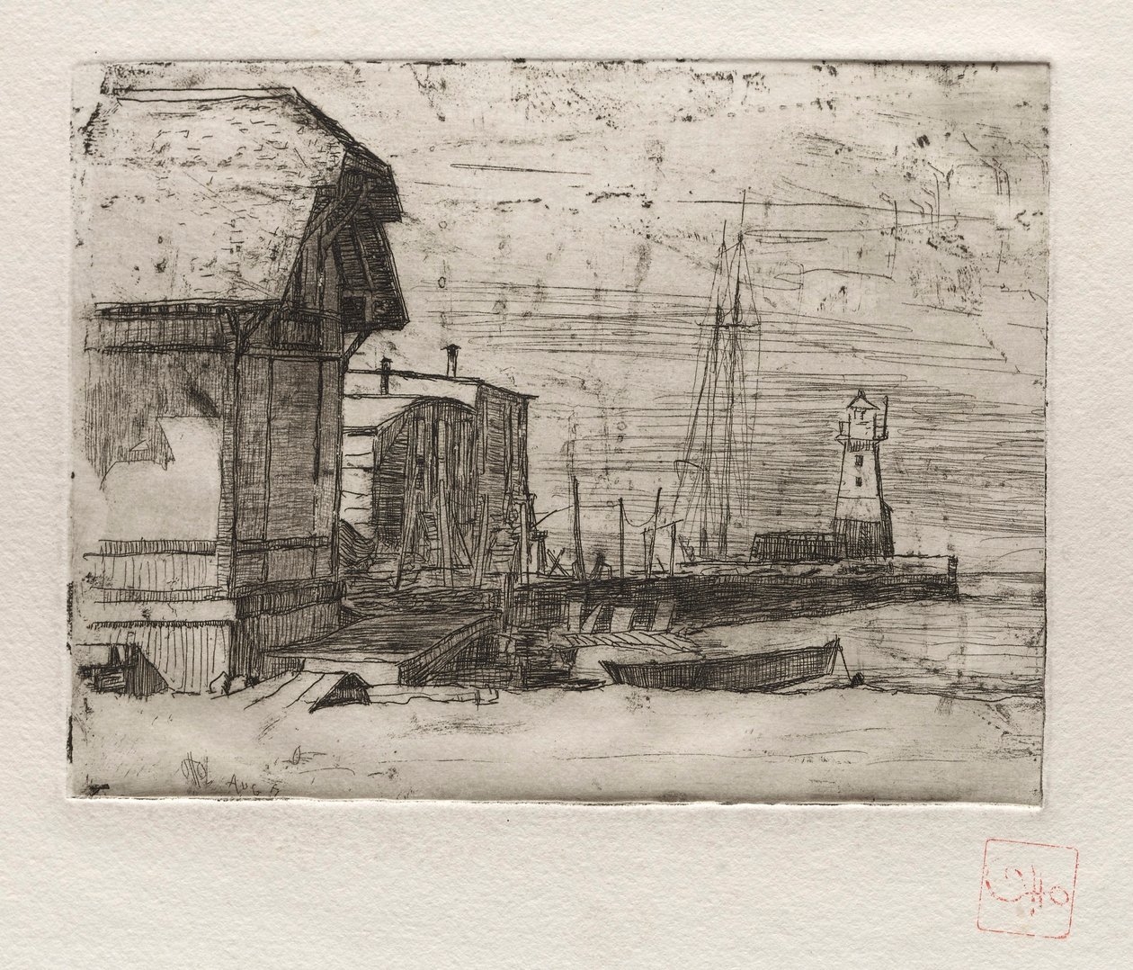 West Pier, 1878 de Otto H. Bacher