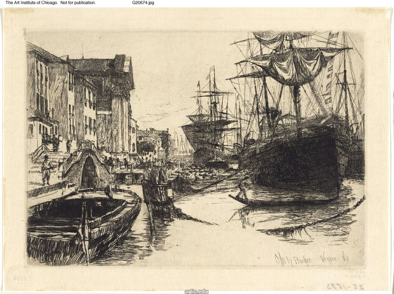 Fondamenta delle Zattere de Otto Henry Bacher
