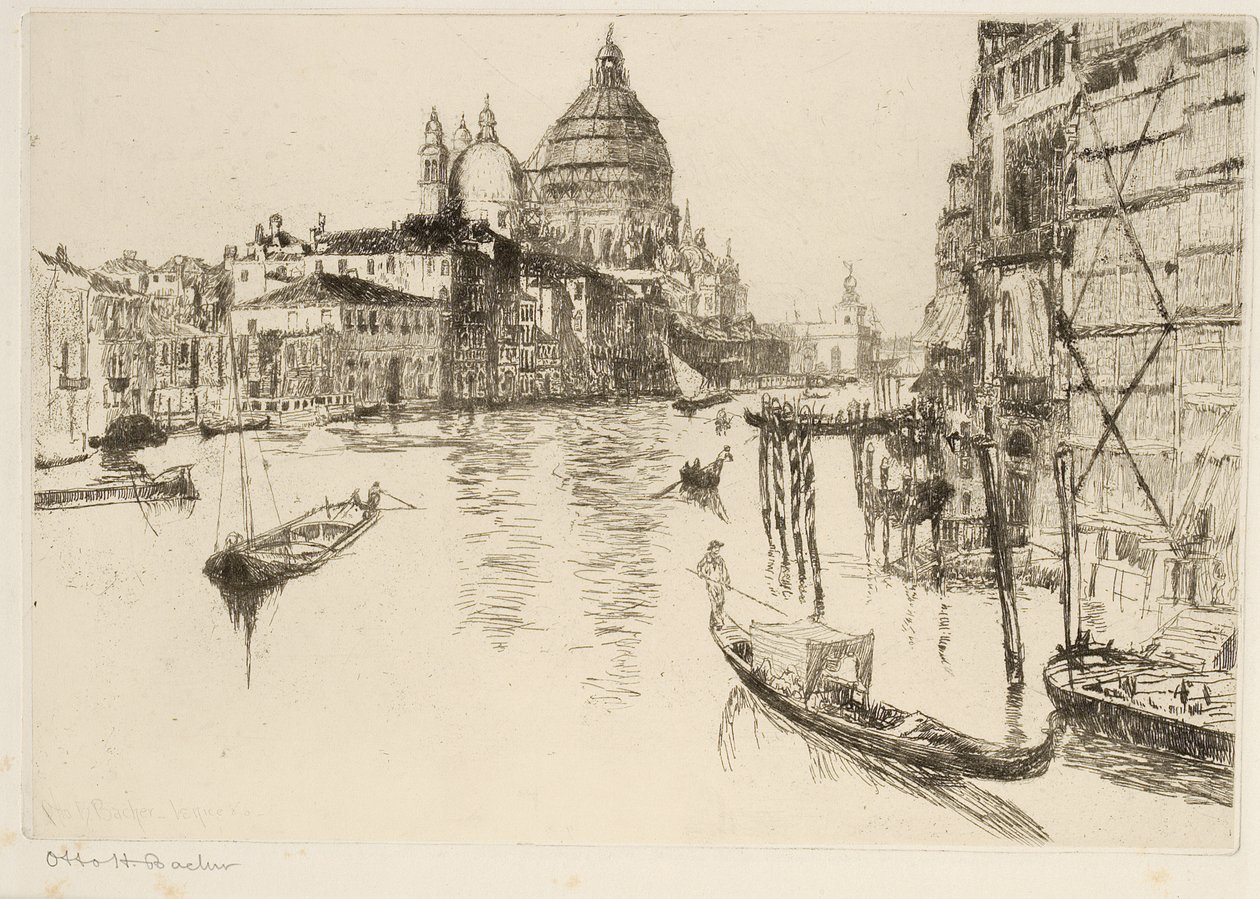 Gran Canal, Venecia de Otto Henry Bacher