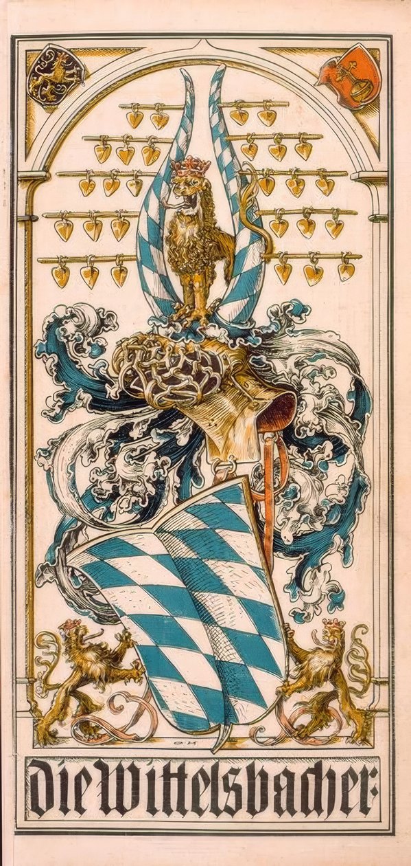 Los escudos de armas de las casas principescas alemanas: Los Wittelsbacher de Otto Hupp