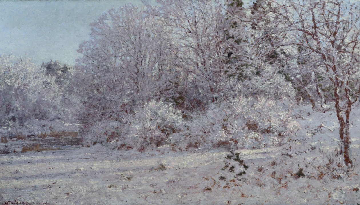 Nieve en Múnich de Otto Ludvig Sinding