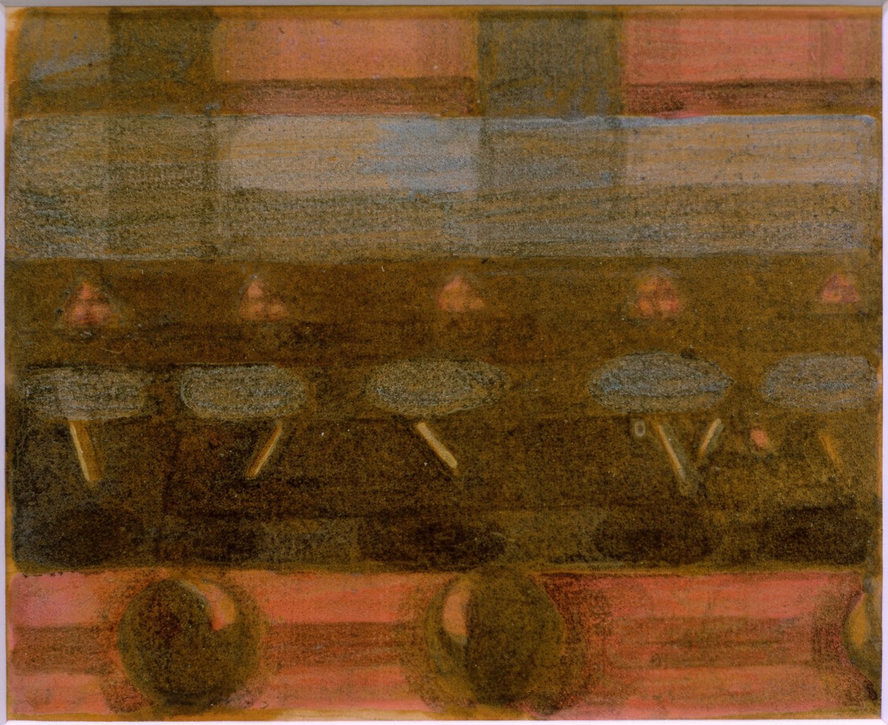 Preparación (Devoción en el comedor). Estudio de Otto Meyer Amden