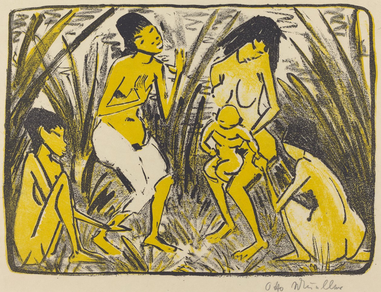 El hallazgo de Moisés de Otto Müller