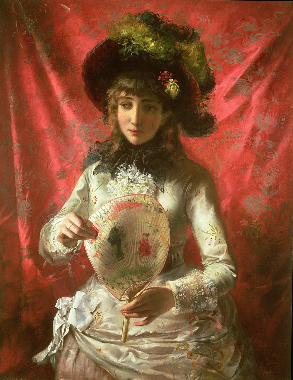 Niña con abanico de Otto Rudolf Hessler