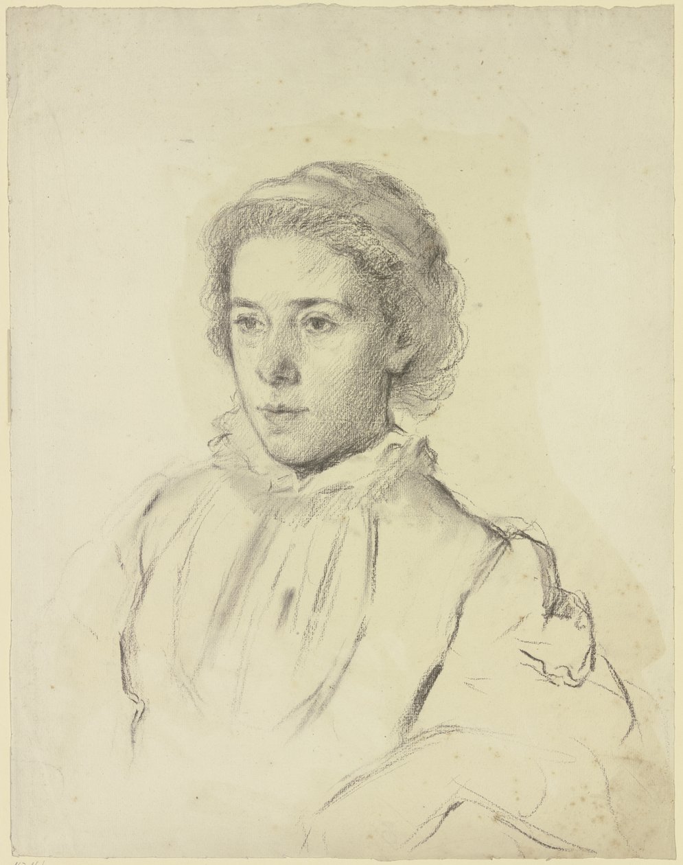 Retrato de una joven de Otto Scholderer