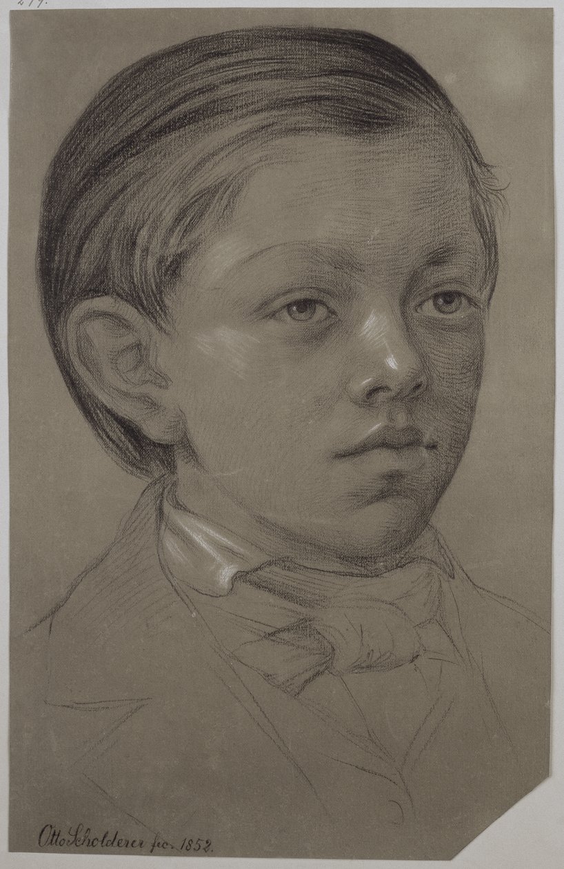 Retrato infantil de Wilhelm Amandus Beer de Otto Scholderer