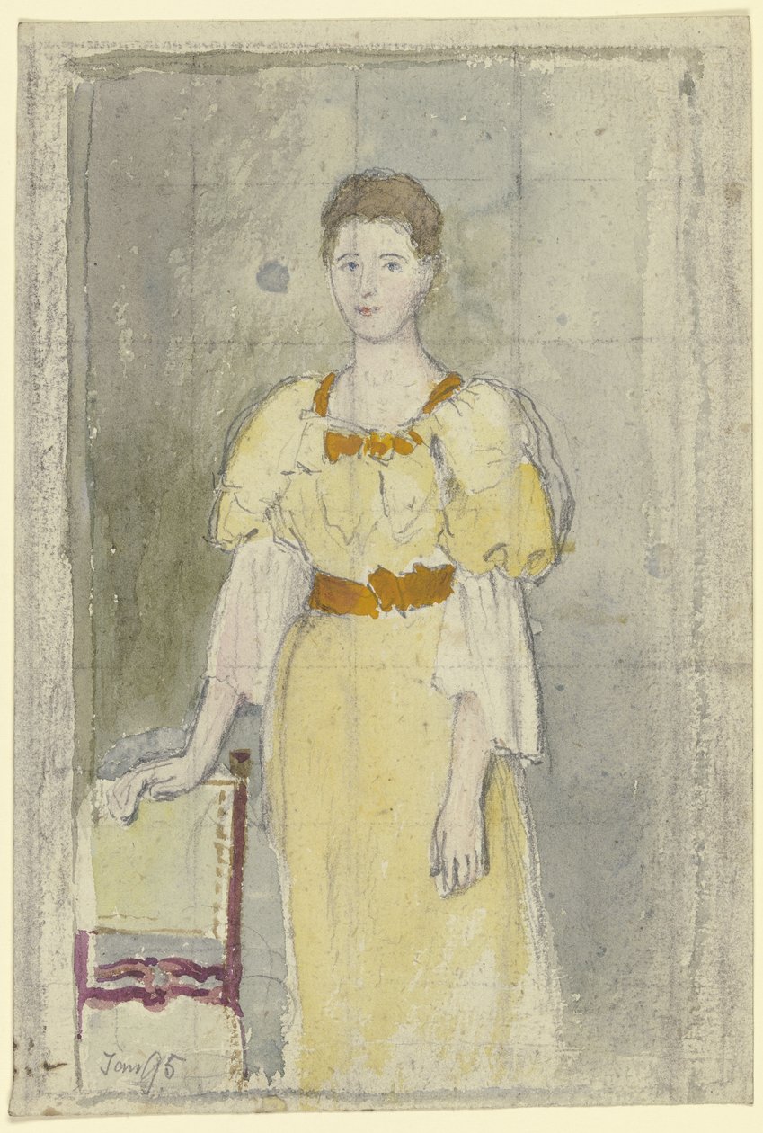 Dama de pie de Otto Scholderer