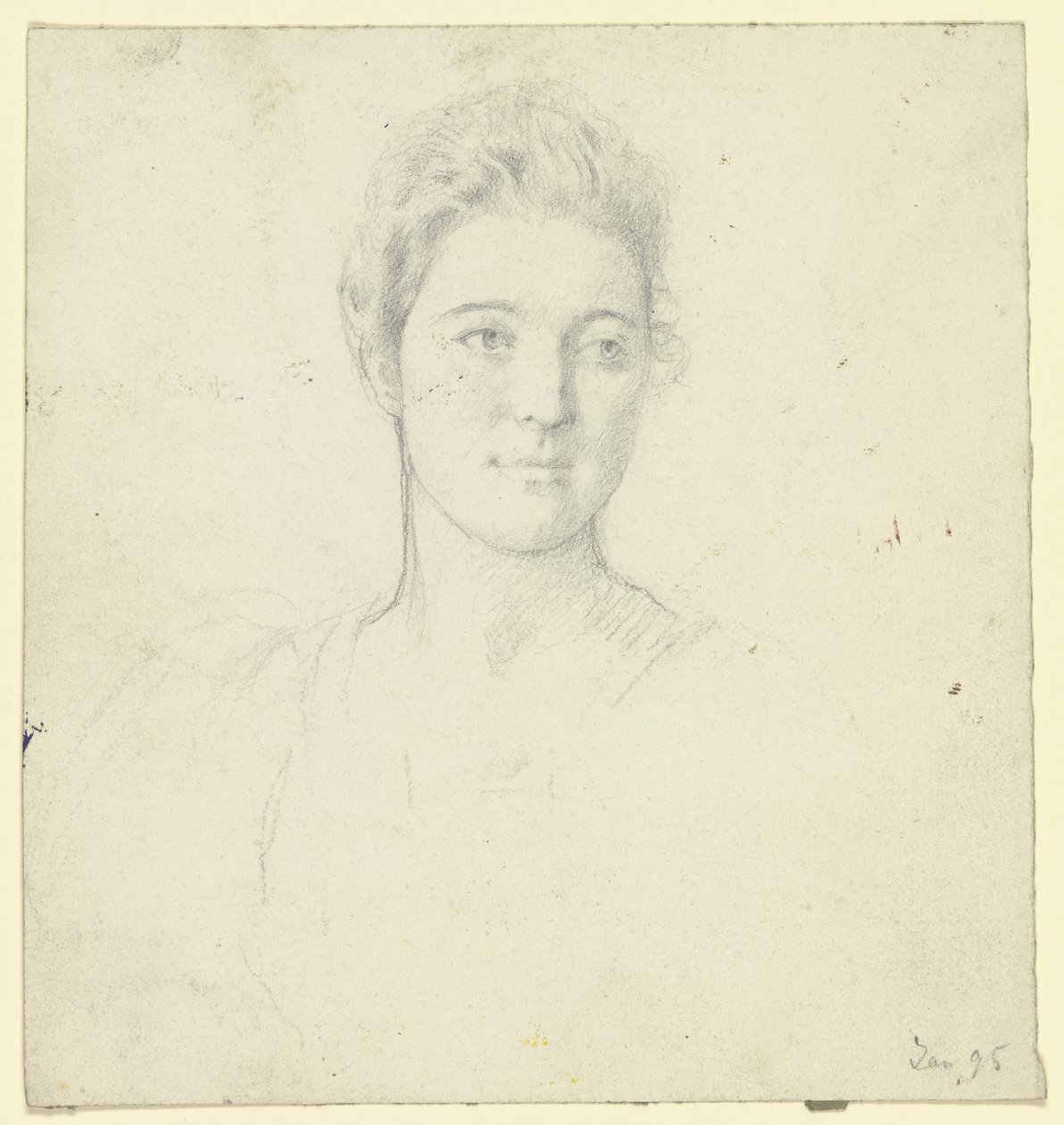 Retrato de la señorita Martin de Otto Scholderer