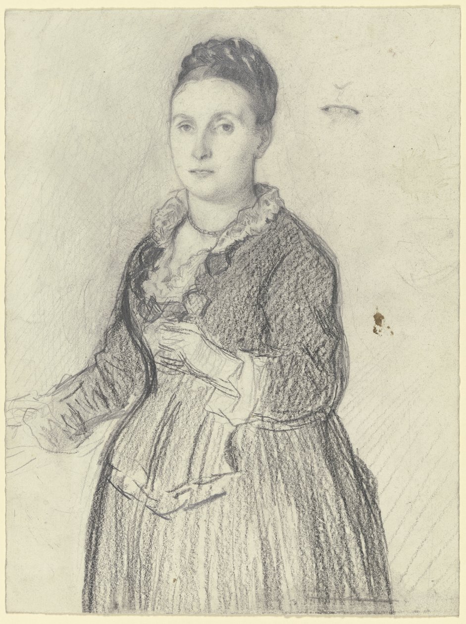Retrato de la señora de Tom Plews de Otto Scholderer