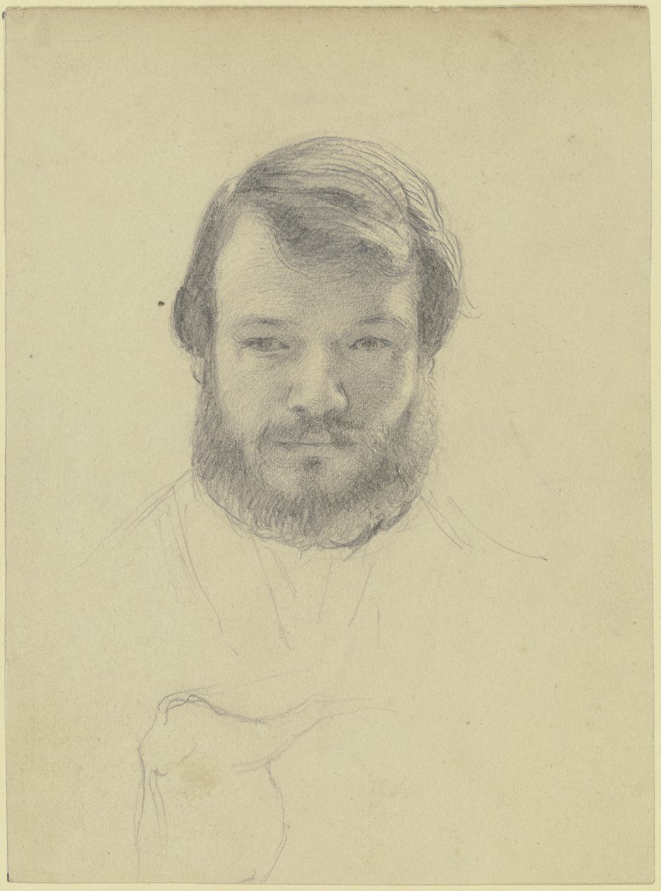 Autorretrato del artista de Otto Scholderer