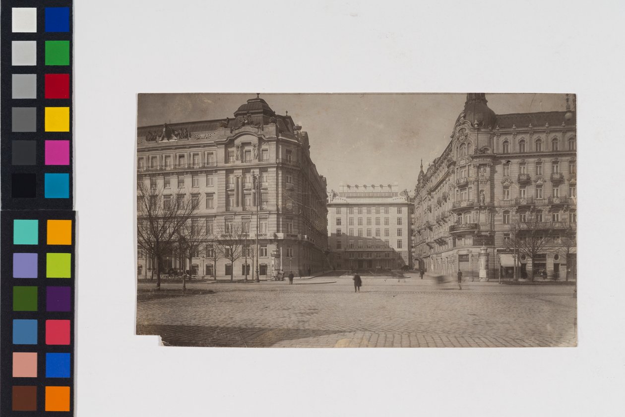 1.er distrito, Georg-Coch-Platz 2 - Oficina de la Caja Postal de Ahorros - Vista desde Stubenring de Otto Wagner