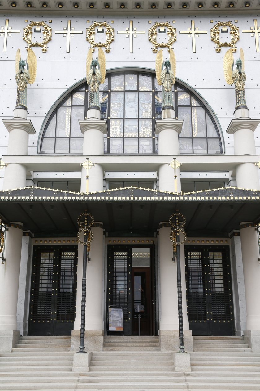 Iglesia Am Steinhof (iglesia Leopld) diseñada por Otto Wagner, Viena, Austria (foto) de Otto Wagner