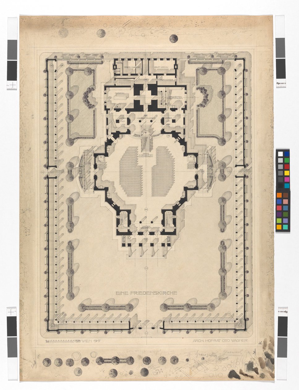 Iglesia de la Paz, planta de Otto Wagner