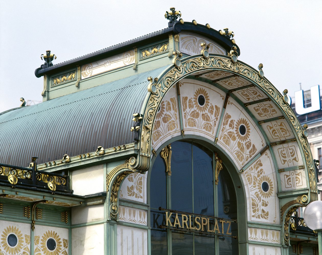 El Pabellón Otto Wagner en Karlsplatz de Otto Wagner