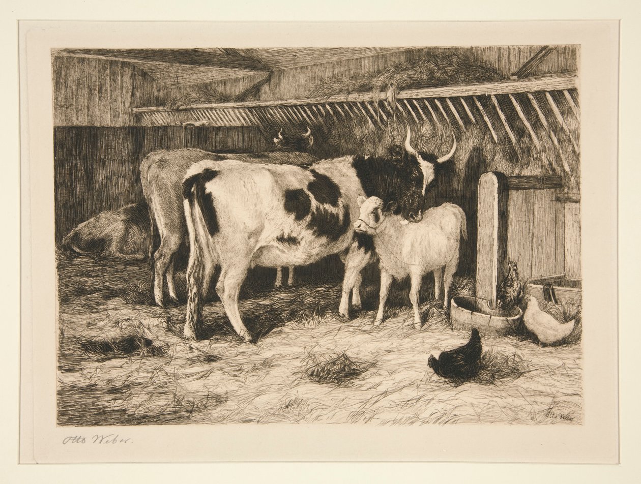 caricia maternal de Otto Weber