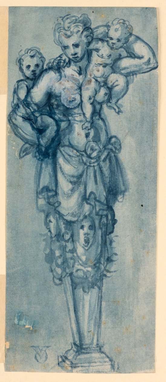 Diseño para una figura terminal de la Caridad de Otto van Veen