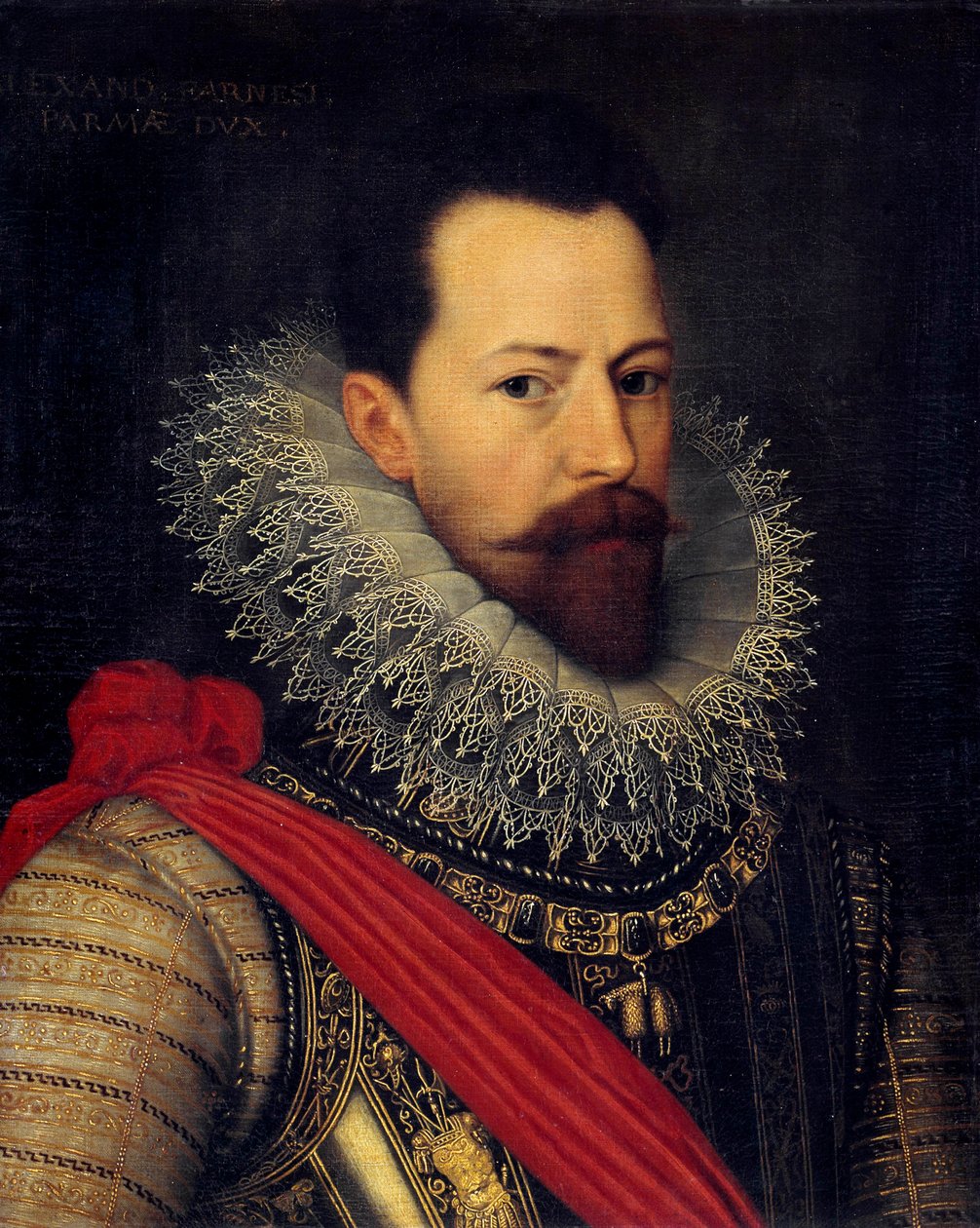 Retrato del condotiero Alejandro Farnesio, Duque de Parma de Otto van Veen