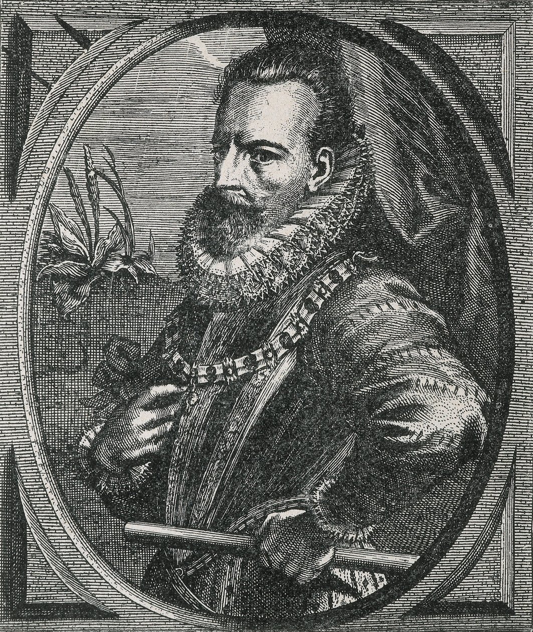 Retrato del condotiero Alejandro (Alessandro) Farnese, Duque de Parma, gobernador de los Países Bajos (1545-1592), después de Otto van Veen (1556-1629) (grabado) de Otto van Veen