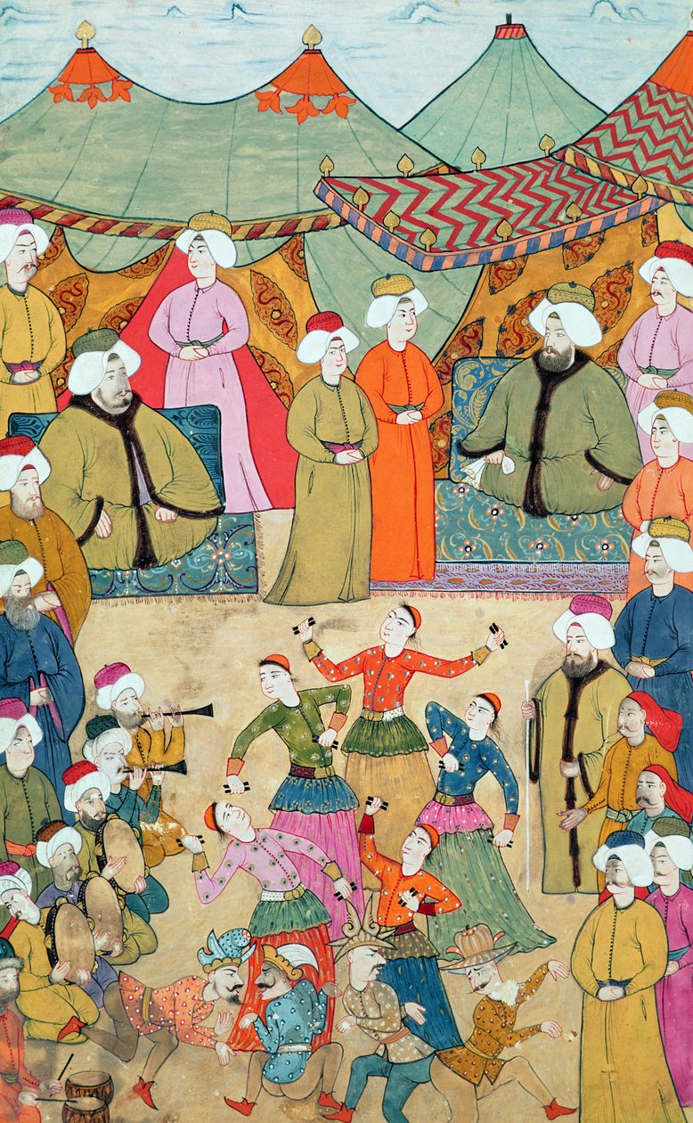 Una Danza para el Placer del Sultán Ahmet III (1673-1736) del 