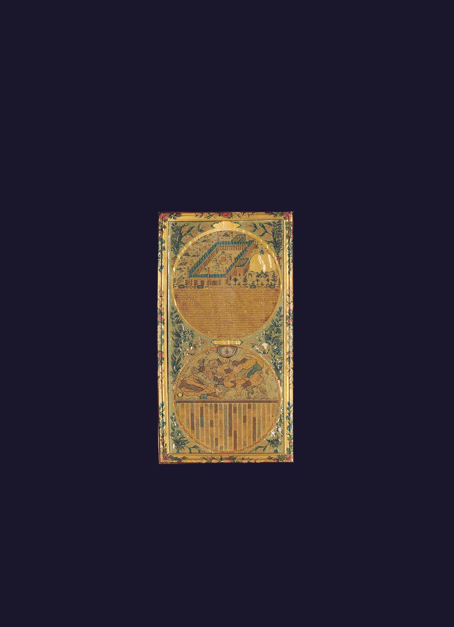Brújula Qibla, Constantinopla de Ottoman School