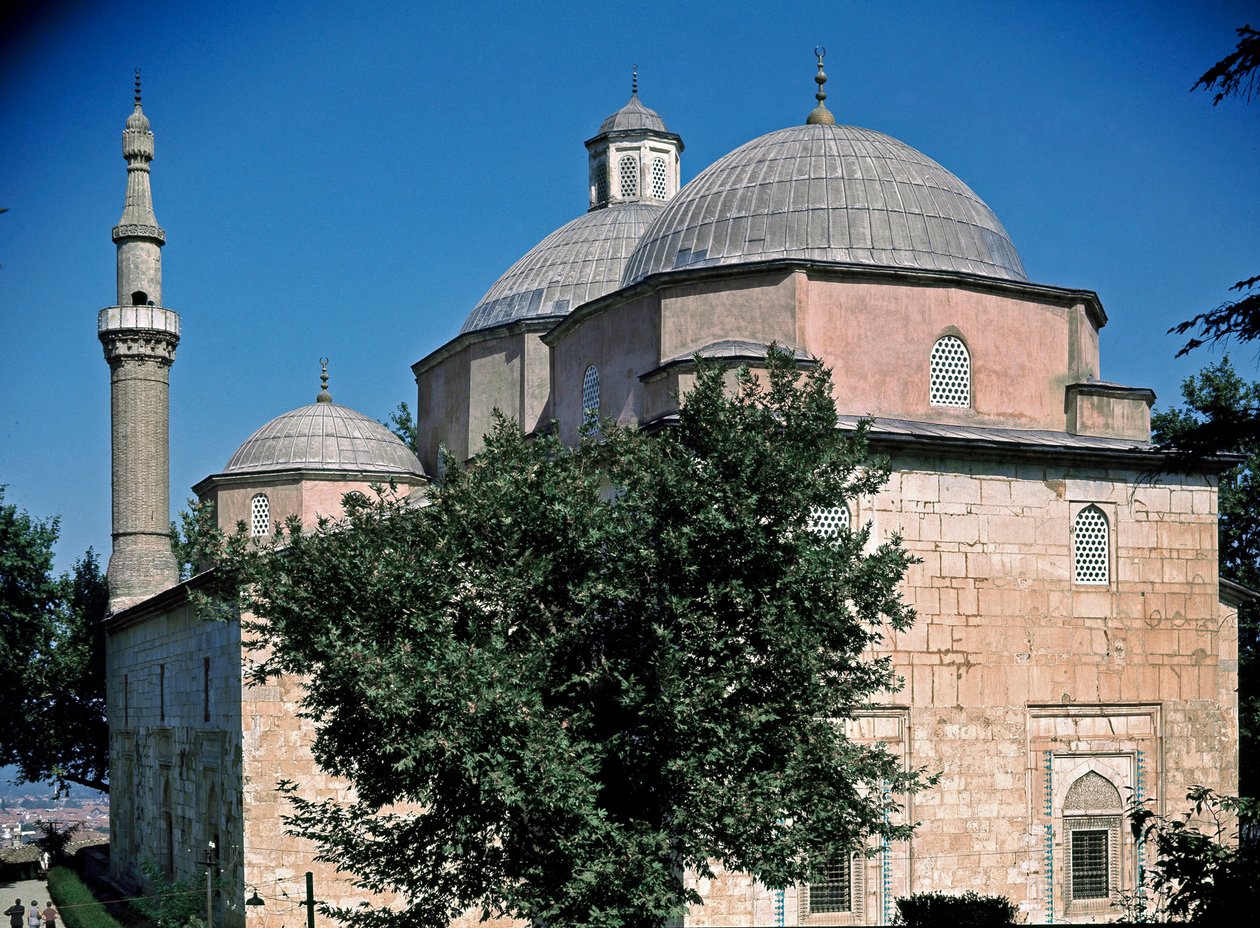 Vista de la mezquita verde de Ottoman School