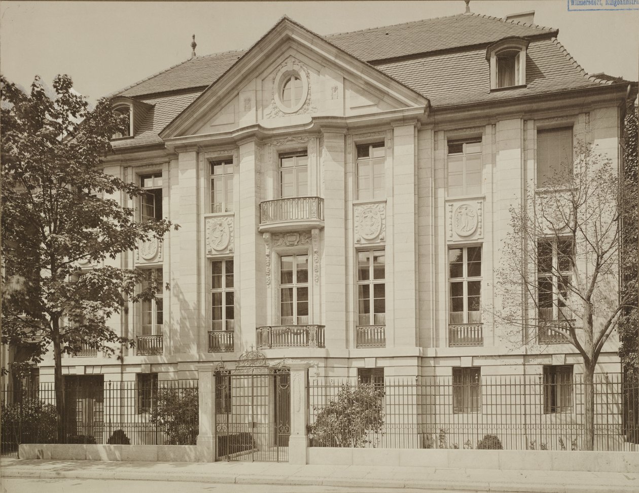 Messel, Alfred - Berlín- Residencia Dr Eduard Simon, Antigua Victoriastrasse 7 - 1902 1904 de Ottomar Anschütz