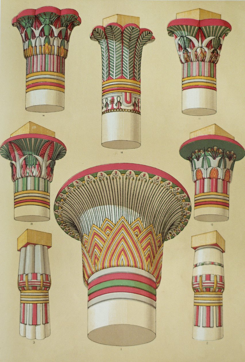Capiteles Egipcios de 