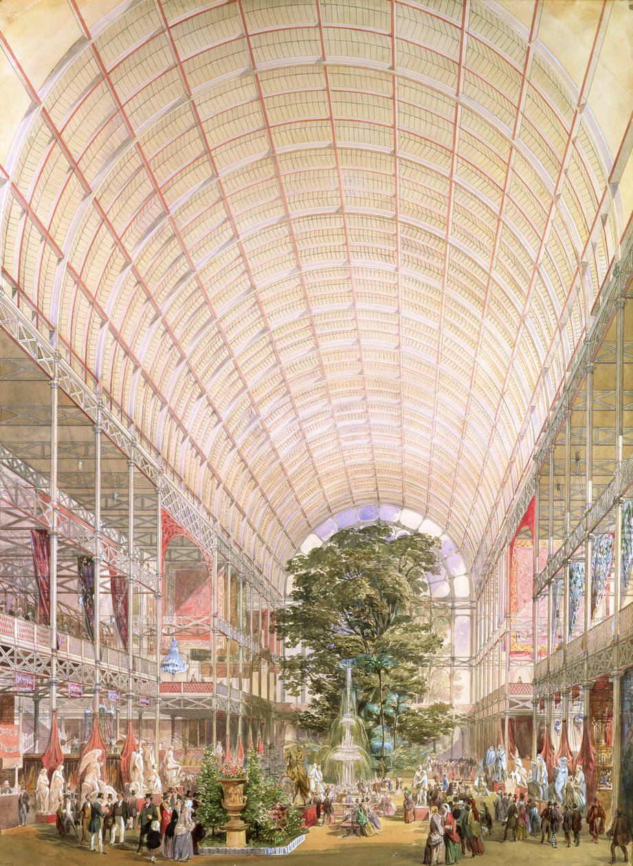 Gran Exposición de 1851. Decoración del transepto de Owen Jones