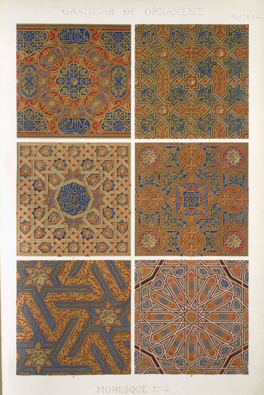 Moresque No 4, Placa XLII, de 