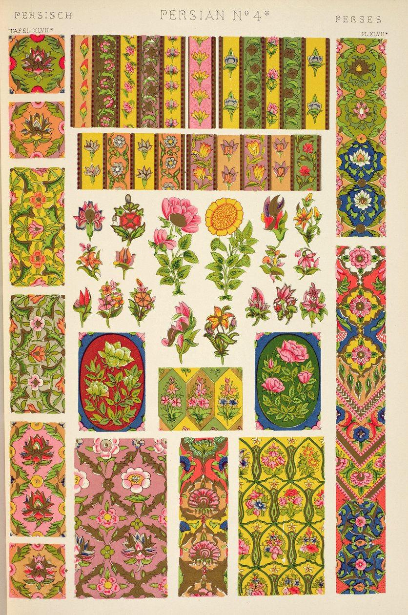 Ornamento Persa de Ch XI Placa XLVII de 