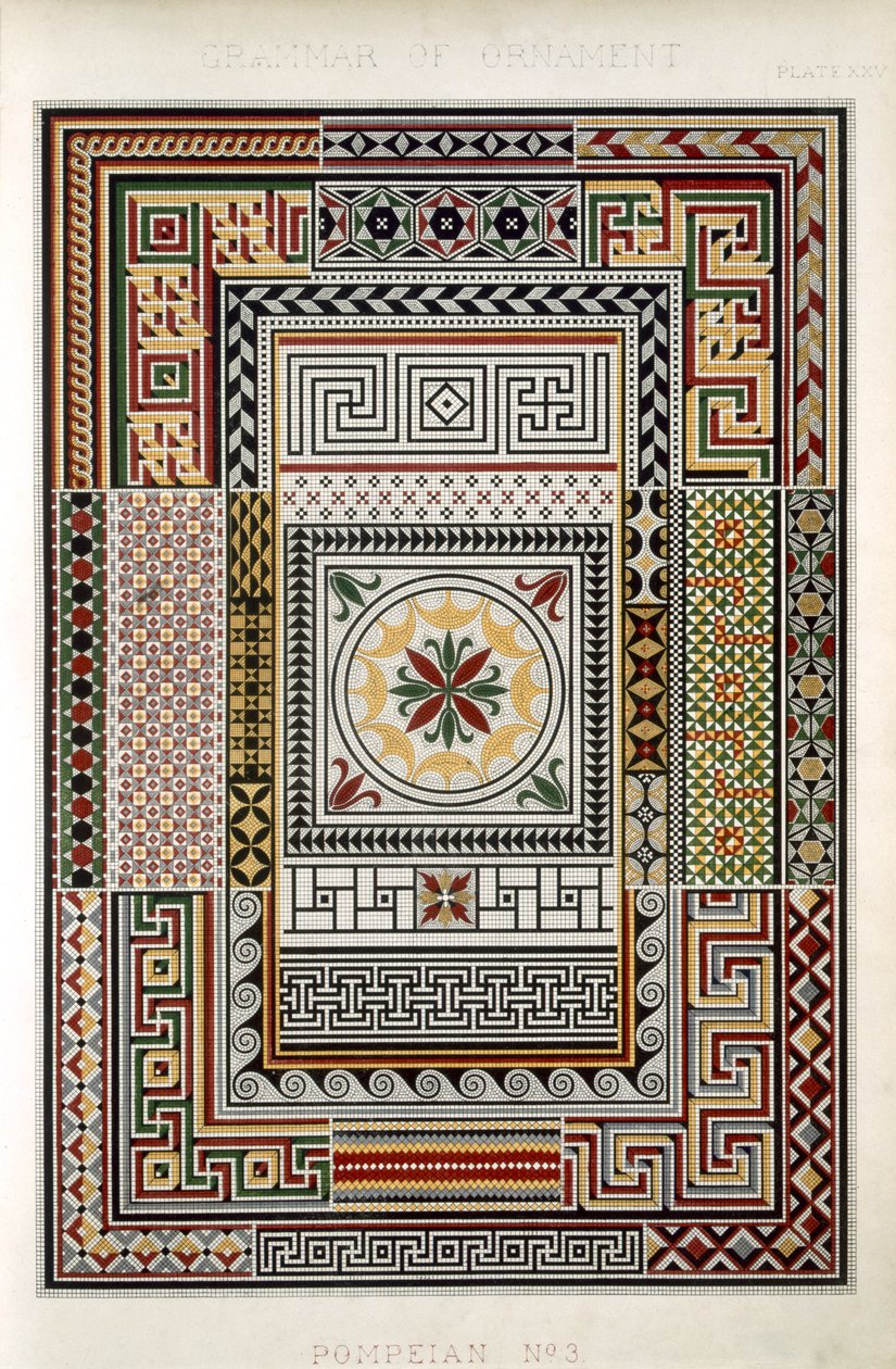 Pompeiano No 3, Placa XXV, de 
