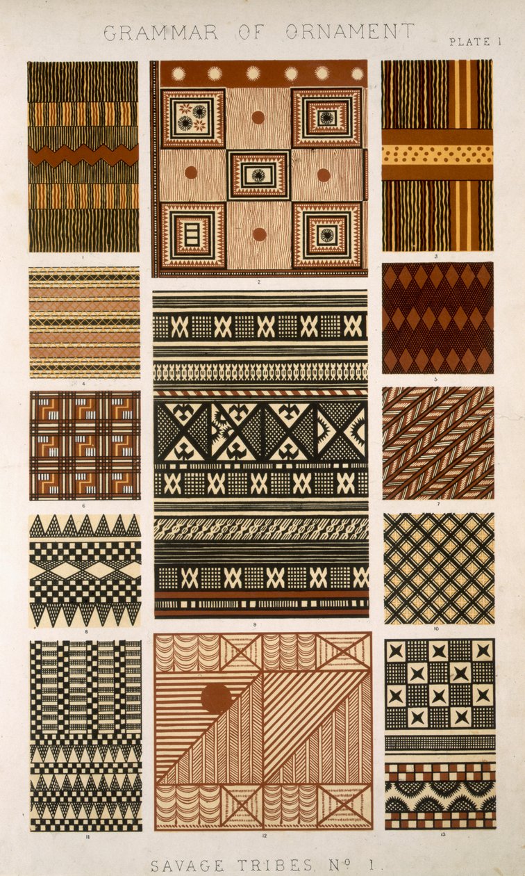 Tribu salvaje No 1, Lámina 1, de 