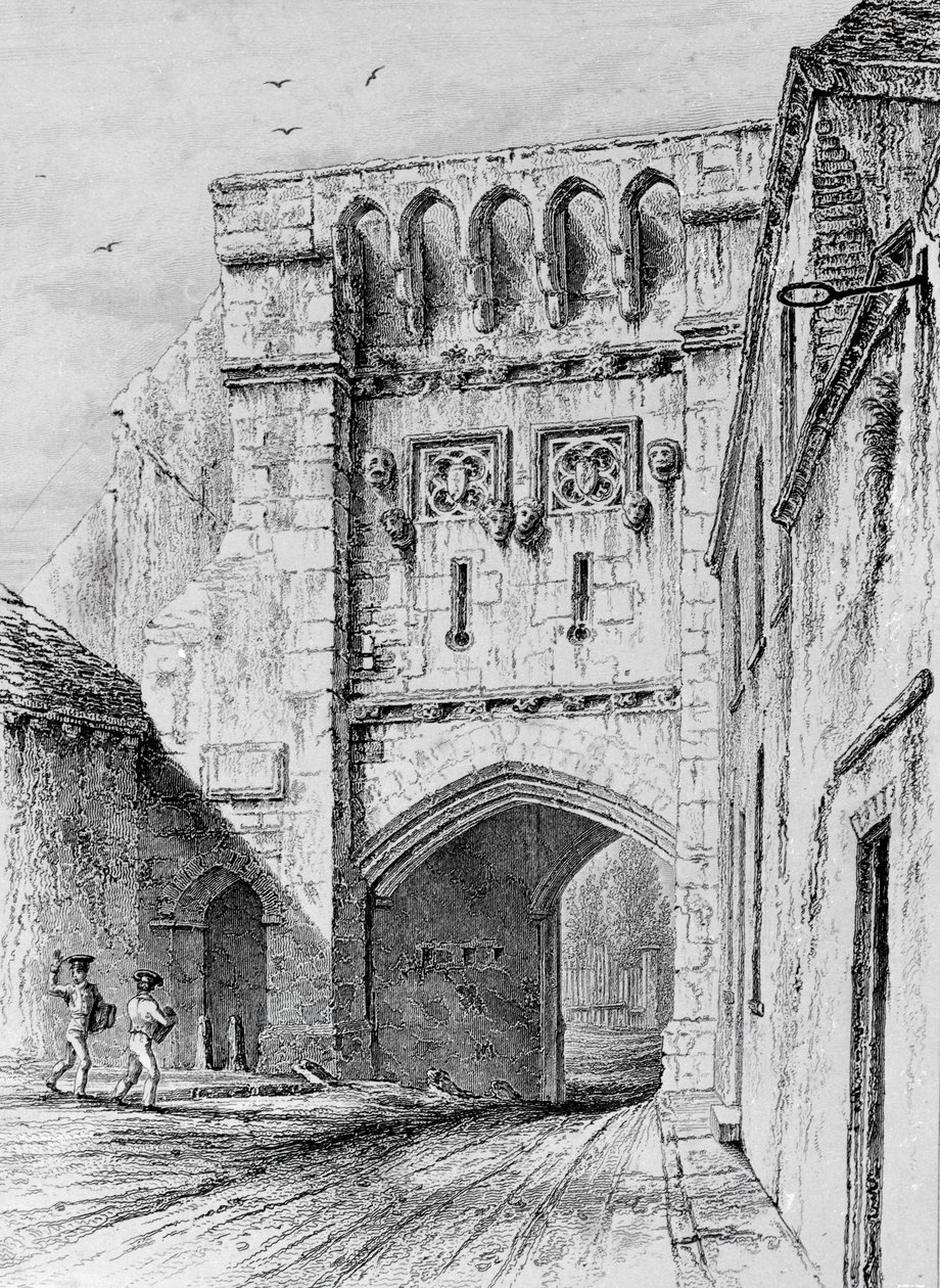Puerta Oeste Winchester, c.1830 de Owen Brown Carter