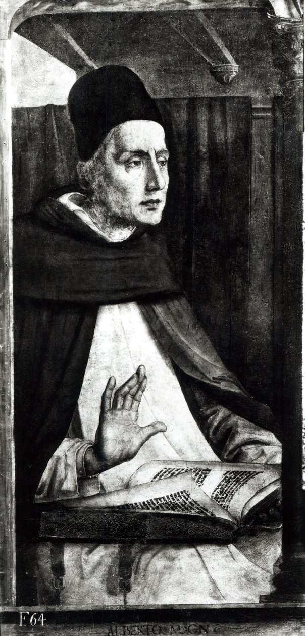 Retrato de San Alberto Magno (c.1206-80) c.1475 de P. Joos van Gent and Berruguete