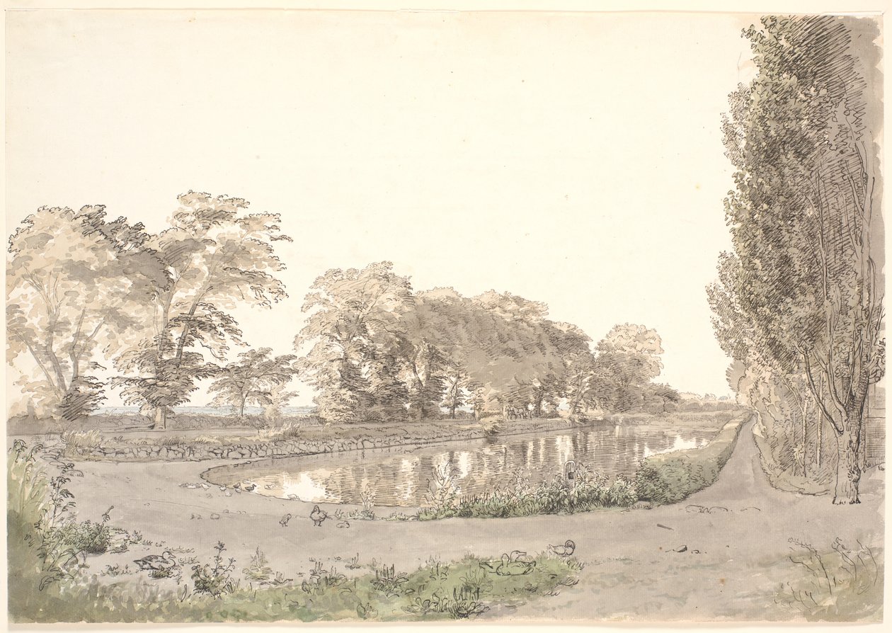 El estanque en Vogneserup de P.C. Skovgaard