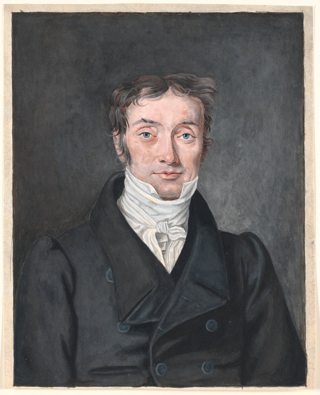 Retrato del maestro Hans Jensen Visby (1777-1870), de Aagerup, parroquia de Ramløse de P.C. Skovgaard