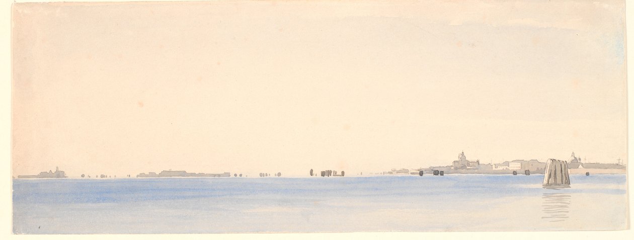 Venecia, vista desde la laguna de P.C. Skovgaard