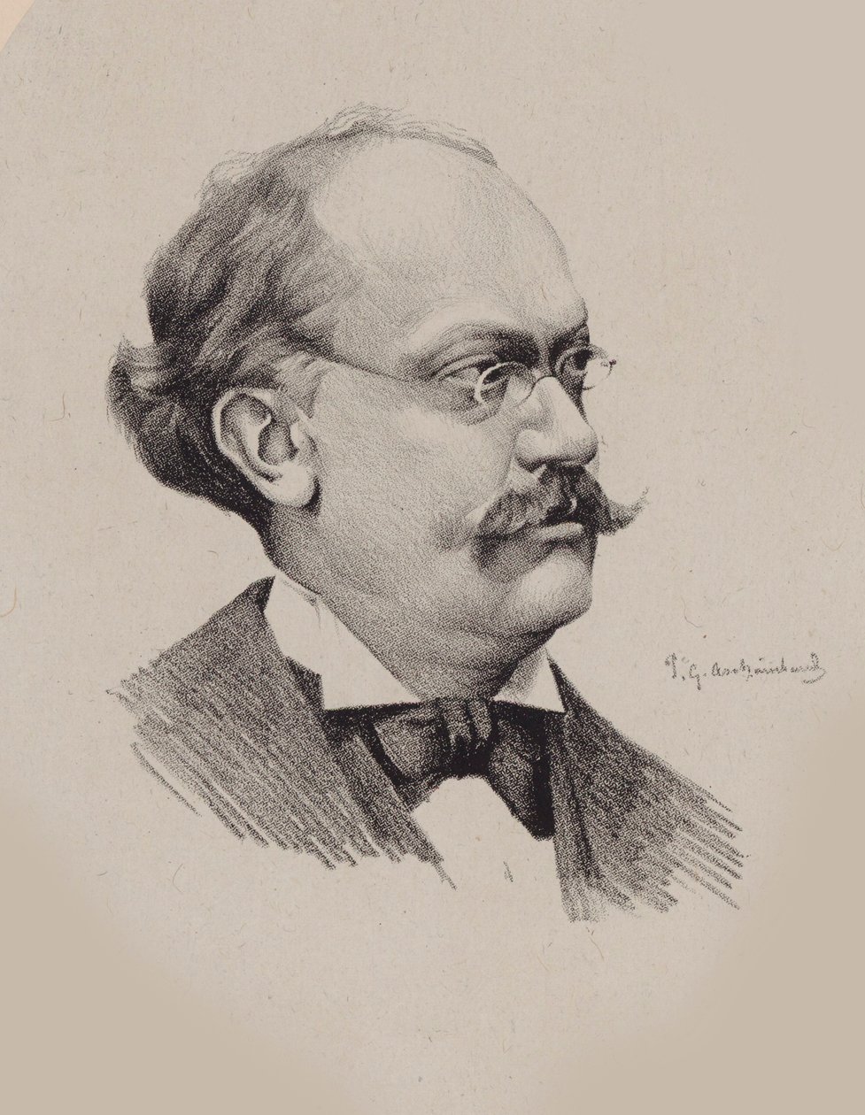 Retrato del compositor Charles Lecocq 1832-1918 de P. G. Archainbaud
