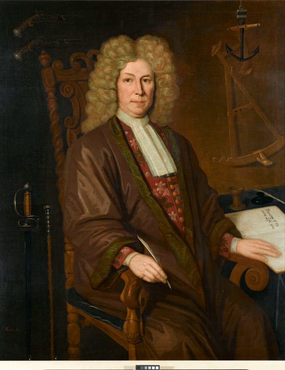 Capitán Robert Knox (1642-1720) de la Compañía de las Indias Orientales de P. Trampon