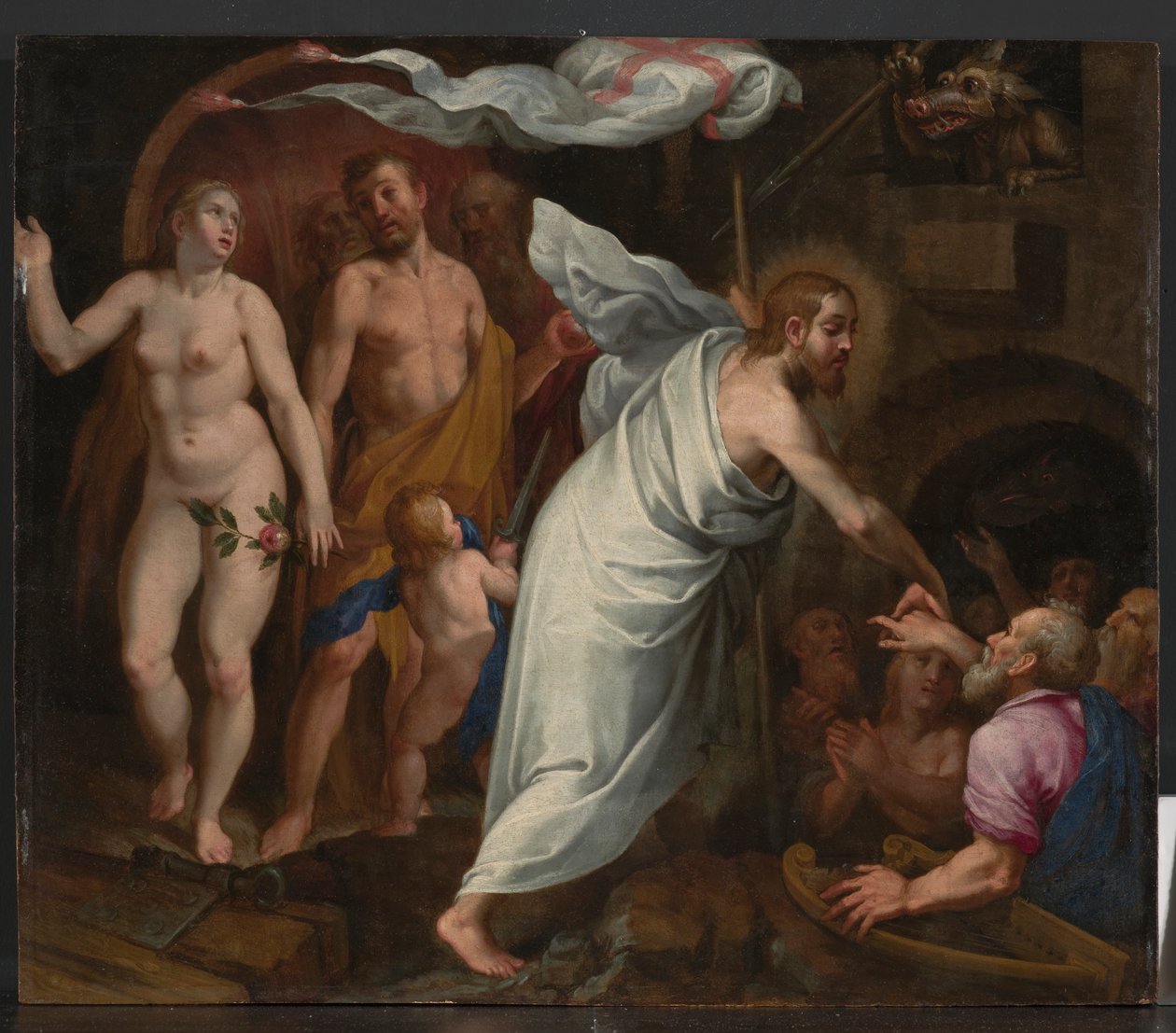 Descenso de Cristo al limbo (óleo sobre madera) de Pablo de Cespedes