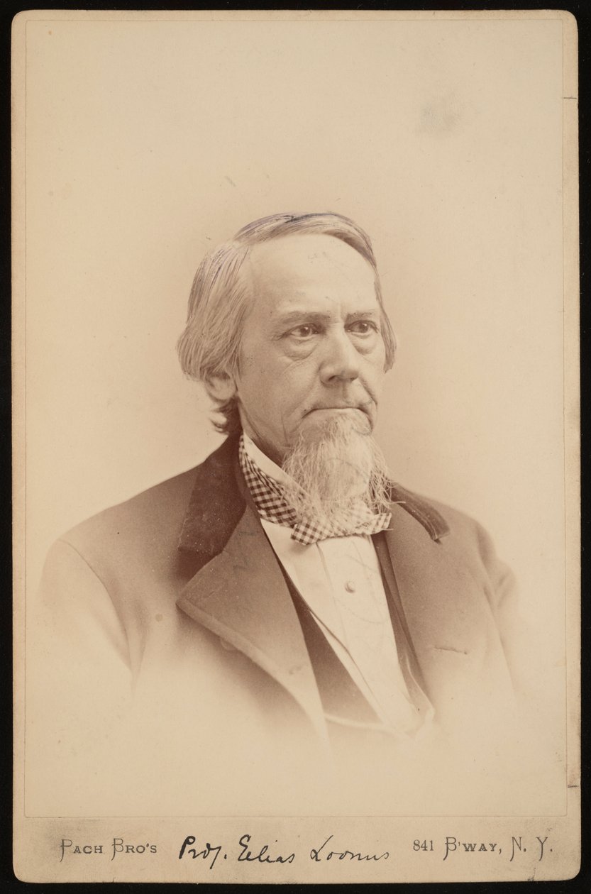 Retrato de Elias Loomis 1811-1889, entre 1883 y 1889 de Pach Bros
