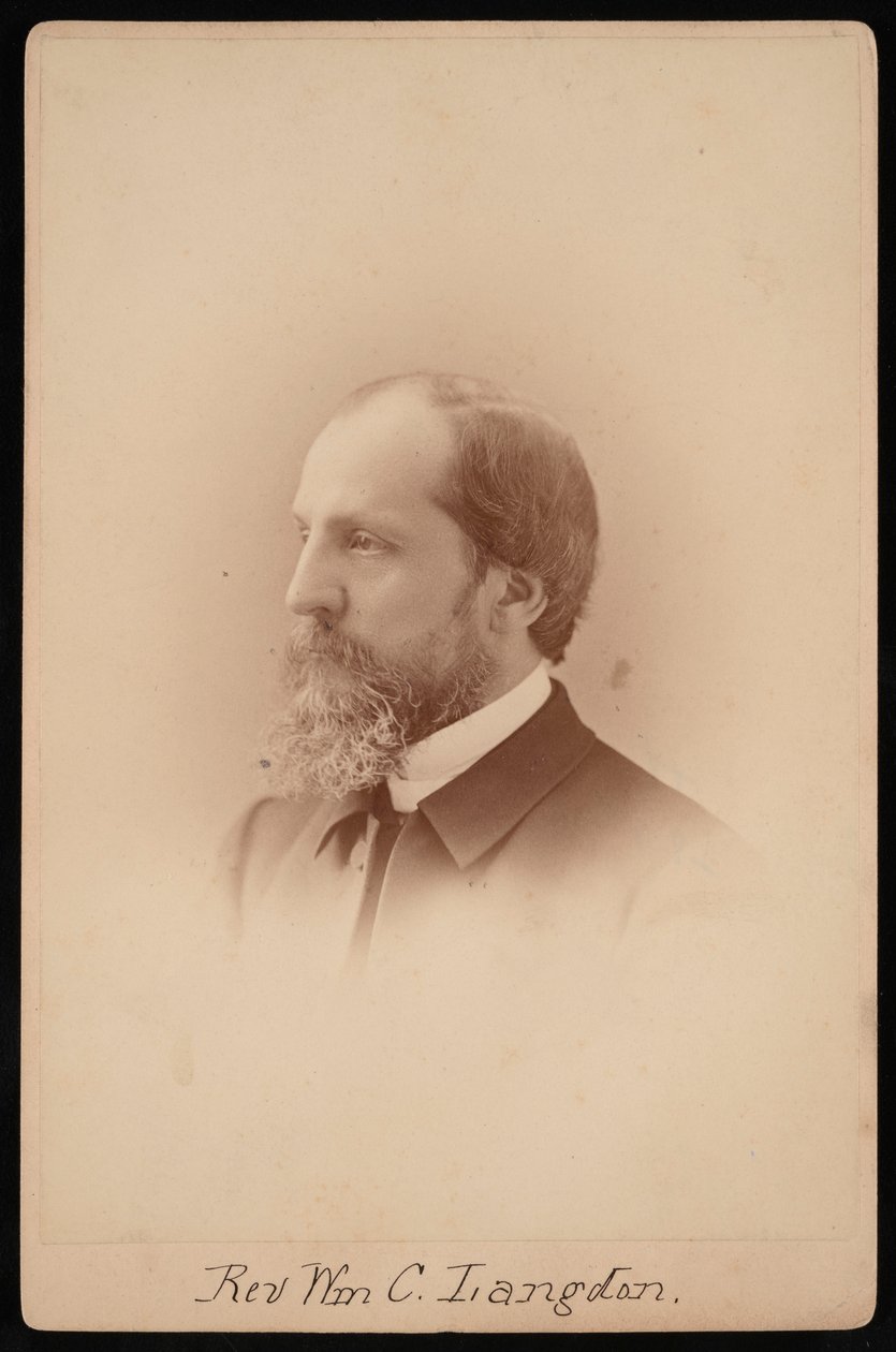 Retrato del Rev. William Chauncy Langdon 1831-1895, circa 1881 de Pach Bros